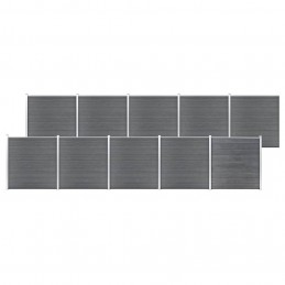 Acquista Pannello di Recinzione in WPC 1737x186 cm Grigio con riferimento GHV-3053233 della ditta 