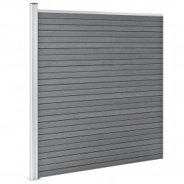 Acquista Pannello di Recinzione in WPC 1737x186 cm Grigio con riferimento GHV-3053233 della ditta 