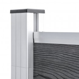 Acquista Pannello di Recinzione in WPC 1737x186 cm Grigio con riferimento GHV-3053233 della ditta 