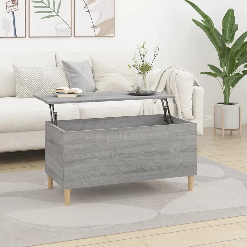 Acquista Tavolino Salotto Grigio Sonoma 90x44,5x45 cm Legno Multistrato con riferimento GHV-819586 della ditta 