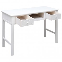 Acquista Scrivania Bianca 108x45x76 cm in Legno Massello di Paulownia con riferimento GHV-338537 della ditta 