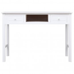 Acquista Scrivania Bianca 108x45x76 cm in Legno Massello di Paulownia con riferimento GHV-338537 della ditta 