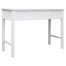 Acquista Scrivania Bianca 108x45x76 cm in Legno Massello di Paulownia con riferimento GHV-338537 della ditta 