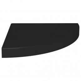 Acquista Scaffale Angolare a Parete Nero 35x35x3,8 cm in MDF con riferimento GHV-323919 della ditta 
