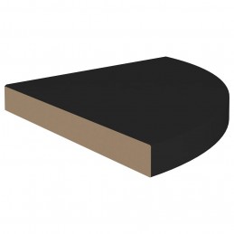 Acquista Scaffale Angolare a Parete Nero 35x35x3,8 cm in MDF con riferimento GHV-323919 della ditta 