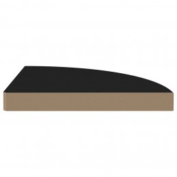 Acquista Scaffale Angolare a Parete Nero 35x35x3,8 cm in MDF con riferimento GHV-323919 della ditta 