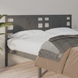 Acquista Testiera per Letto Grigia 126x4x100cm in Legno Massello di Pino con riferimento GHV-818762 della ditta 