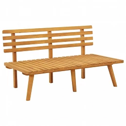 Acquista Panca da Giardino con Cuscini 115 cm in Legno Massello Acacia con riferimento GHV-46672 della ditta 