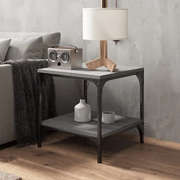 Acquista Tavolini 2pz grigio sonoma 40x40x40 cm in Legno Multistrato con riferimento GHV-819384 della ditta 