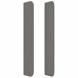 Acquista Testiera ad Orecchio GrigioScuro 203x16x118/128cm in Tessuto con riferimento GHV-3119323 della ditta 