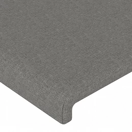 Acquista Testiera ad Orecchio GrigioScuro 203x16x118/128cm in Tessuto con riferimento GHV-3119323 della ditta 