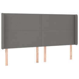 Acquista Testiera a LED GrigioScuro 203x16x118/128cm in Tessuto con riferimento GHV-3123791 della ditta 