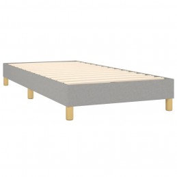 Acquista Giroletto a Molle con Materasso Grigio Chiaro 90x200 cm Tessuto con riferimento GHV-3126773 della ditta 
