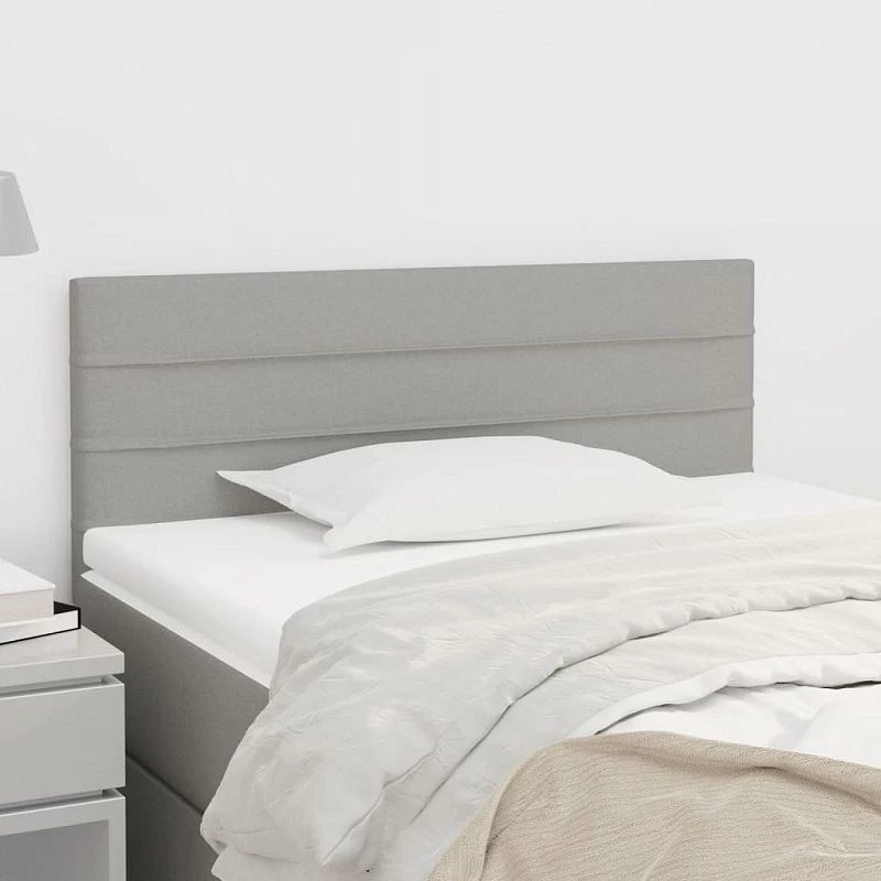 Acquista Testiera Grigio Chiaro 100x5x78/88 cm in Tessuto con riferimento GHV-346130 della ditta 