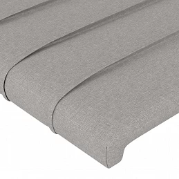 Acquista Testiera Grigio Chiaro 100x5x78/88 cm in Tessuto con riferimento GHV-346130 della ditta 