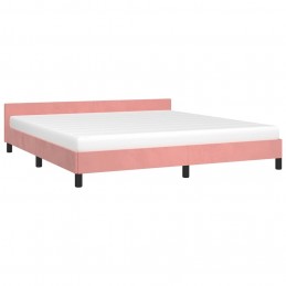 Acquista Giroletto con Testiera Rosa 180x200 cm in Velluto con riferimento GHV-347590 della ditta 