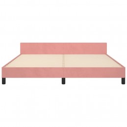 Acquista Giroletto con Testiera Rosa 180x200 cm in Velluto con riferimento GHV-347590 della ditta 