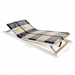 Acquista Reti a Doghe 2 pz 7 Zone con 42 Doghe in Legno 70x200 cm con riferimento GHV-3051419 della ditta 