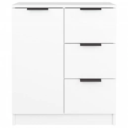 Acquista Credenze 2 pz Bianche 60x30x70 cm in Legno Multistrato con riferimento GHV-3115788 della ditta 
