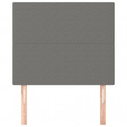 Acquista Testiere 2 pz Grigio Scuro 100x5x78/88 cm in Tessuto con riferimento GHV-3116043 della ditta 