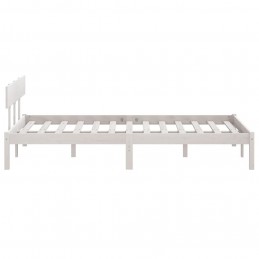 Acquista Giroletto Bianco in Legno Massello di Pino 120x190 cm UK Doppio con riferimento GHV-810118 della ditta 