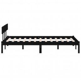 Acquista Giroletto Nero Legno Massello di Pino 120x190cm UK Small Double con riferimento GHV-810121 della ditta 