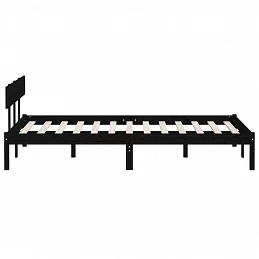 Acquista Giroletto Nero in Legno Massello di Pino 135x190 cm UK Double con riferimento GHV-810126 della ditta 