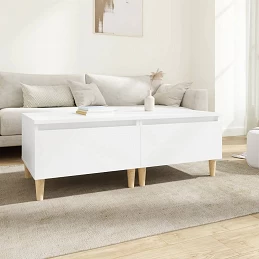 Acquista Tavolini Bianchi 2pz 50x46x35 cm in Legno Multistrato con riferimento GHV-819501 della ditta 