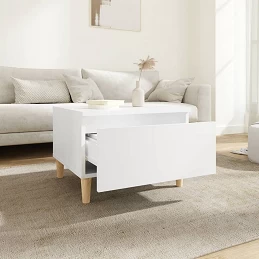 Acquista Tavolini Bianchi 2pz 50x46x35 cm in Legno Multistrato con riferimento GHV-819501 della ditta 