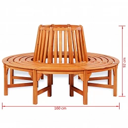 Acquista Panchina Circolare per Albero Ø 160 cm in Legno con riferimento GHV-41777 della ditta 