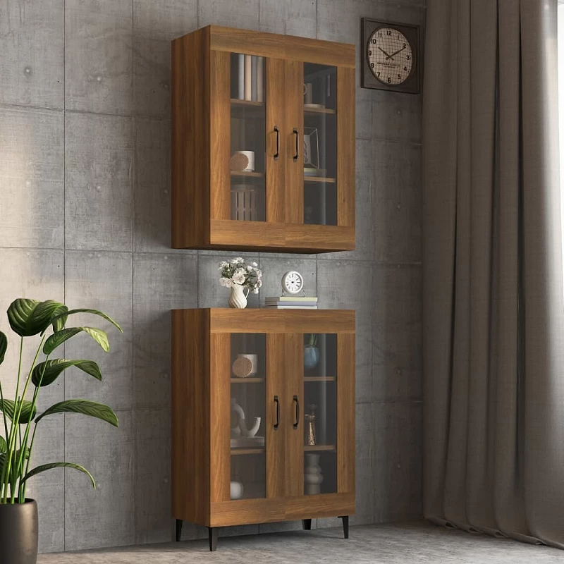 Acquista Armadietto Pensile a Parete Rovere Marrone 69,5x34x90 cm con riferimento GHV-817392 della ditta 