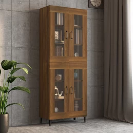 Acquista Armadietto Pensile a Parete Rovere Marrone 69,5x34x90 cm con riferimento GHV-817392 della ditta 