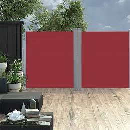 Acquista Tenda da Sole Laterale Retrattile Rossa 140x600 cm con riferimento GHV-48459 della ditta 