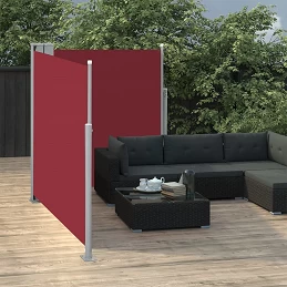 Acquista Tenda da Sole Laterale Retrattile Rossa 140x600 cm con riferimento GHV-48459 della ditta 