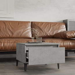 Acquista Tavolini 2pz Grigio Cemento 50x46x35 cm in Legno Multistrato con riferimento GHV-819525 della ditta 