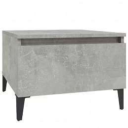 Acquista Tavolini 2pz Grigio Cemento 50x46x35 cm in Legno Multistrato con riferimento GHV-819525 della ditta 