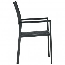 Acquista Sedie da Giardino 2 pz Nere in Plastica Stile Rattan con riferimento GHV-47889 della ditta 