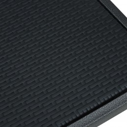 Acquista Sedie da Giardino 2 pz Nere in Plastica Stile Rattan con riferimento GHV-47889 della ditta 