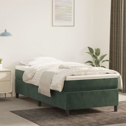 Acquista Giroletto a Molle Verde Scuro 90x190 cm in Velluto con riferimento GHV-3121093 della ditta 