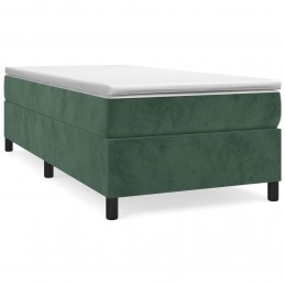 Acquista Giroletto a Molle Verde Scuro 90x190 cm in Velluto con riferimento GHV-3121093 della ditta 