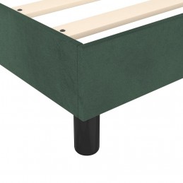 Acquista Giroletto a Molle Verde Scuro 90x190 cm in Velluto con riferimento GHV-3121093 della ditta 