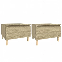 Acquista Tavolini 2pz Rovere Sonoma 50x46x35 cm in Legno Multistrato con riferimento GHV-819507 della ditta 