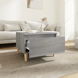 Acquista Tavolini 2pz Grigio Sonoma 50x46x35 cm in Legno Multistrato con riferimento GHV-819513 della ditta 