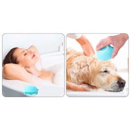 Acquista BAUMOOD Spugna massaggiante con contenitore di shampoo per cani e gatti con riferimento BM263 della ditta BAUMOOD