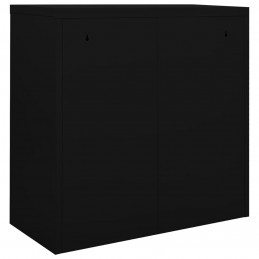 Acquista Armadio con Ante Scorrevoli Nero 90x40x90cm in Acciaio con riferimento GHV-336431 della ditta 