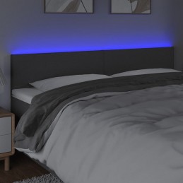 Acquista Testiera a LED Grigio Scuro 180x5x78/88 cm in Tessuto con riferimento GHV-3121347 della ditta 