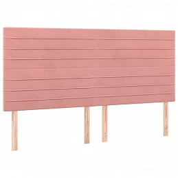 Acquista Testiere 4 pz Rosa 100x5x78/88 cm in Velluto con riferimento GHV-3116543 della ditta 