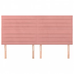 Acquista Testiere 4 pz Rosa 100x5x78/88 cm in Velluto con riferimento GHV-3116543 della ditta 