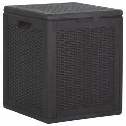 Acquista Baule da Giardino 90 L Nero in Rattan PP con riferimento GHV-151227 della ditta GARDENHOME