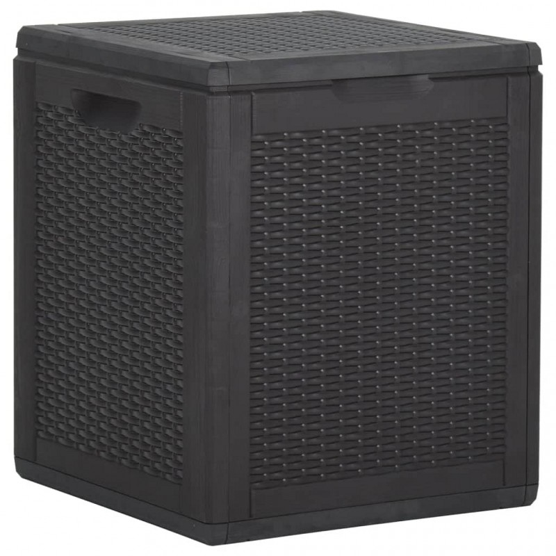 Acquista Baule da Giardino 90 L Nero in Rattan PP con riferimento GHV-151227 della ditta GARDENHOME